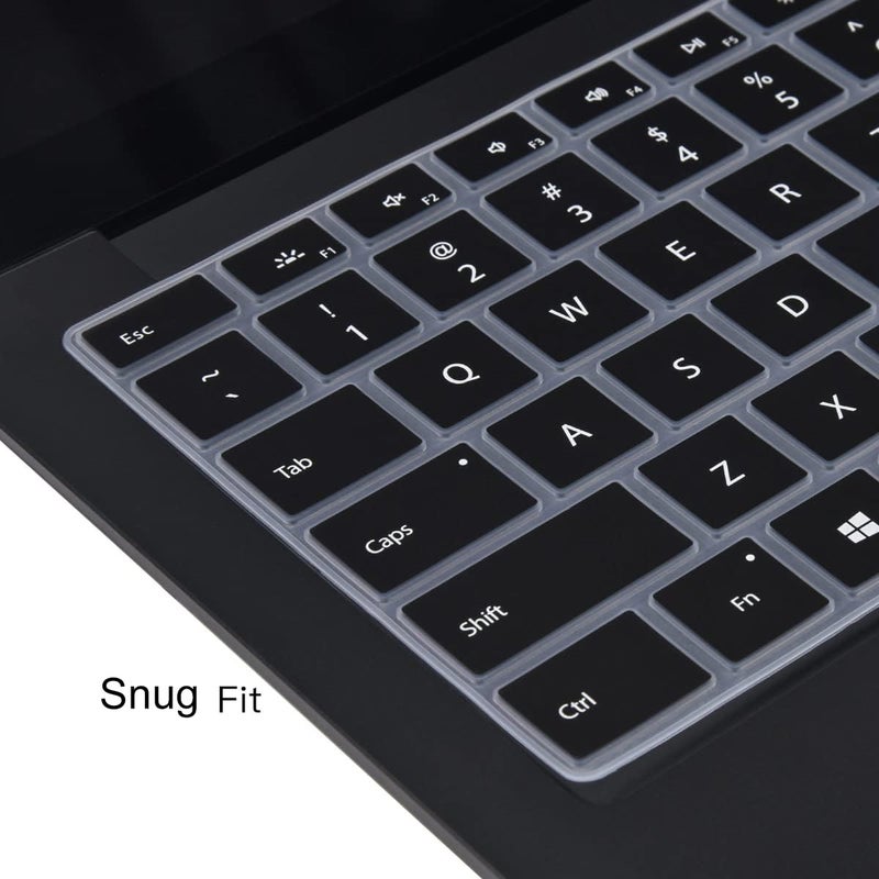 CaseBuy Keyboard Cover for 2023-2019 Microsoft Surface Laptop 6/5/4/3 & Surface Book 3 13.5" & 15" Keyboard Protector Accessories(Not Fit Surface Laptop 7 2024 2025), Black - Image 4